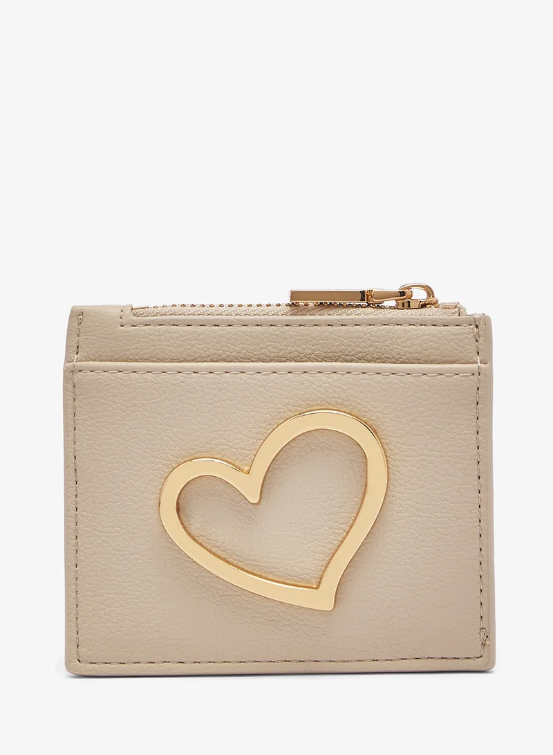 Love Moschino Heart Turnlock PU Wallet